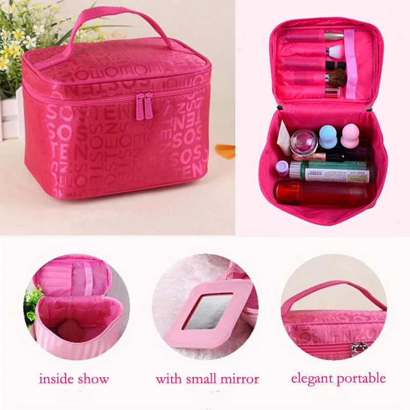 

5 colors 2021 New Women Makeup Bag Cosmetic Bags Women Ladies Beauty Case Cosmetics Organizer Toiletry Bag Travel Wash Pouch