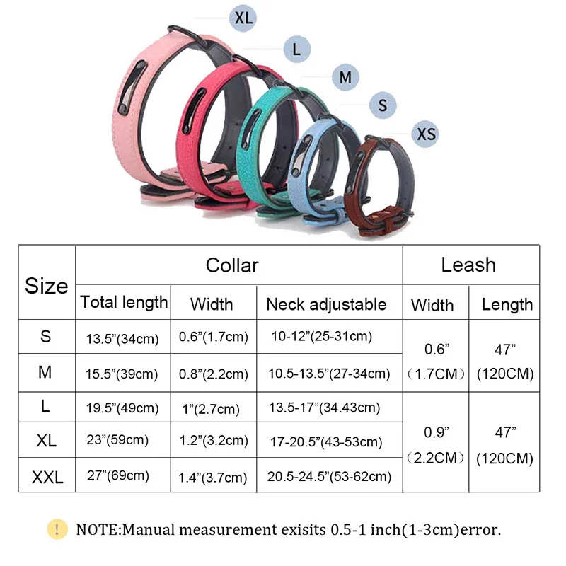 Персонализированный ошейник для собак набор поводков с кожаной подкладкой