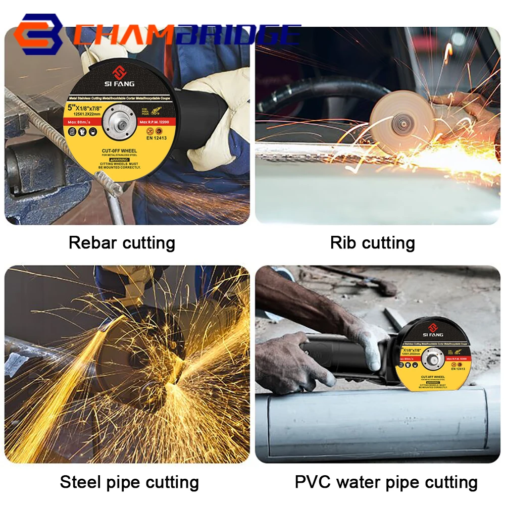 125mm Resin Grinding Wheel Cutting Disc 5 Inch Cut Off Wheels Metal Stainless Steel Discs Abrasive for Die Grinder | Инструменты
