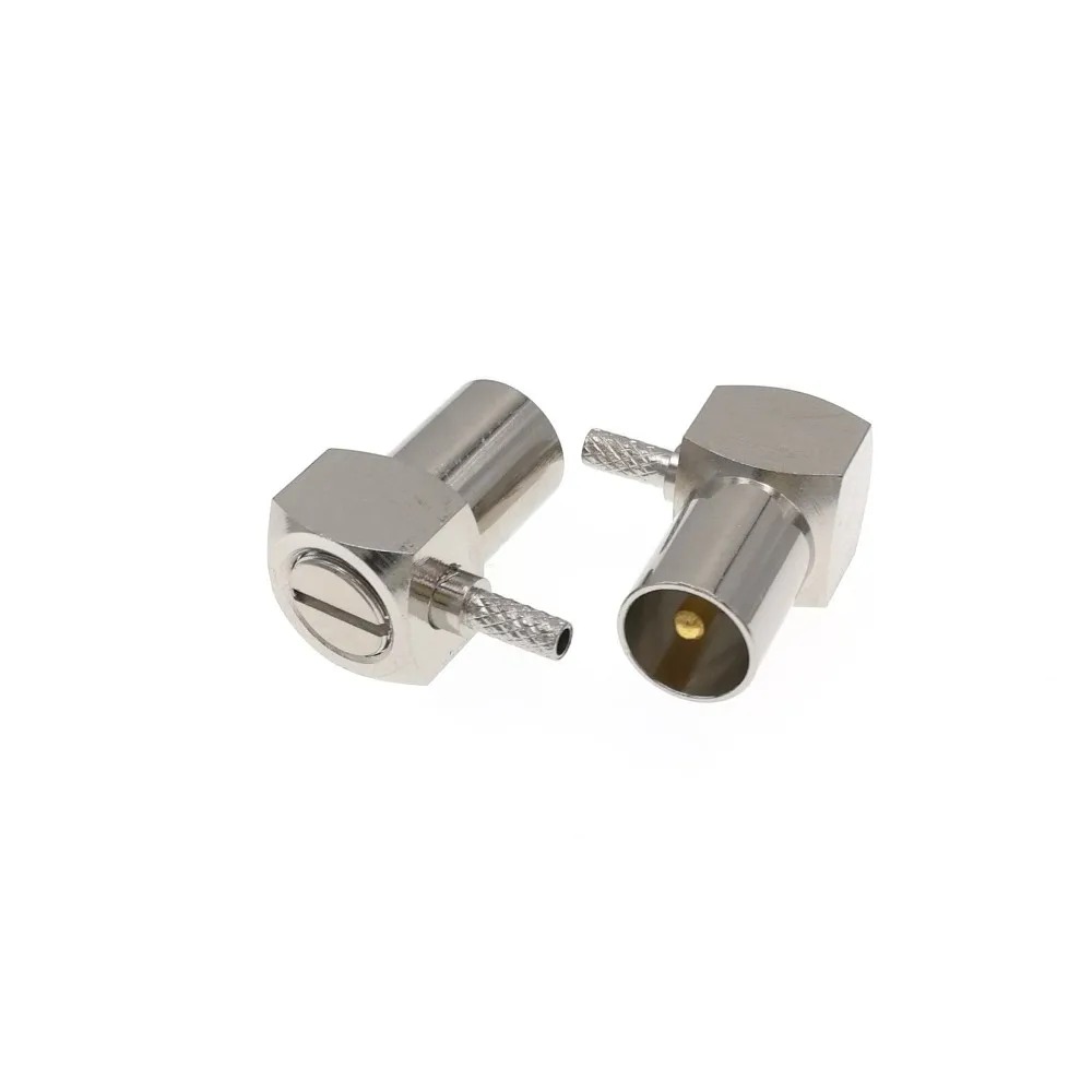 10 шт. IEC PAL DVB T ТВ мужской правый угол RG174 RG316 LMR100 RF разъем|connector iec|connector sealconnector flex |