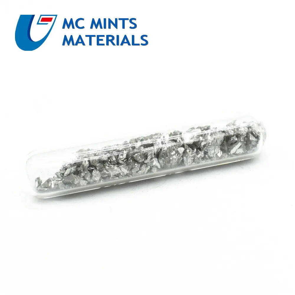 Стекло Герметичный сурьмы Sb периодически Таблица элемент коллекции дисплей