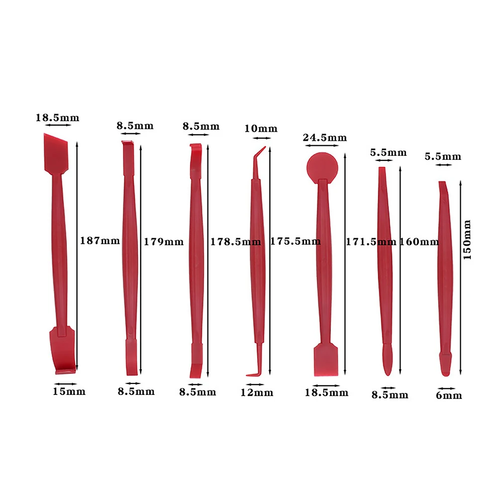 7 шт. автомобильный виниловый скребок-скребок для автомобильной пленки |