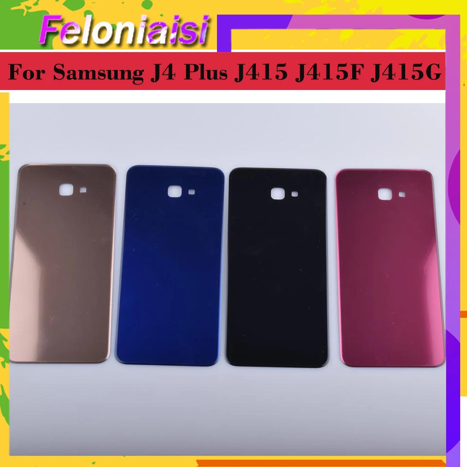 

For Samsung Galaxy J4+ J4 plus J415 SM-J415F SM-J415G Housing Battery Door Rear Back Cover Case j415 Chassis Shell Replacement