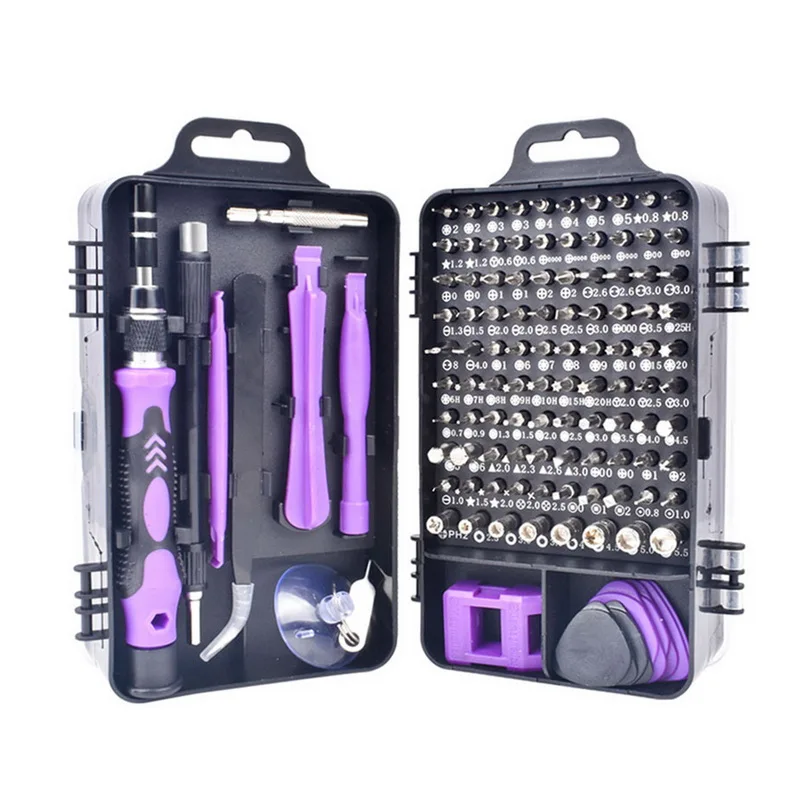 Набор отверток 115 в 1 прецизионных инструменты для ремонта 460g с чехлом чехол
