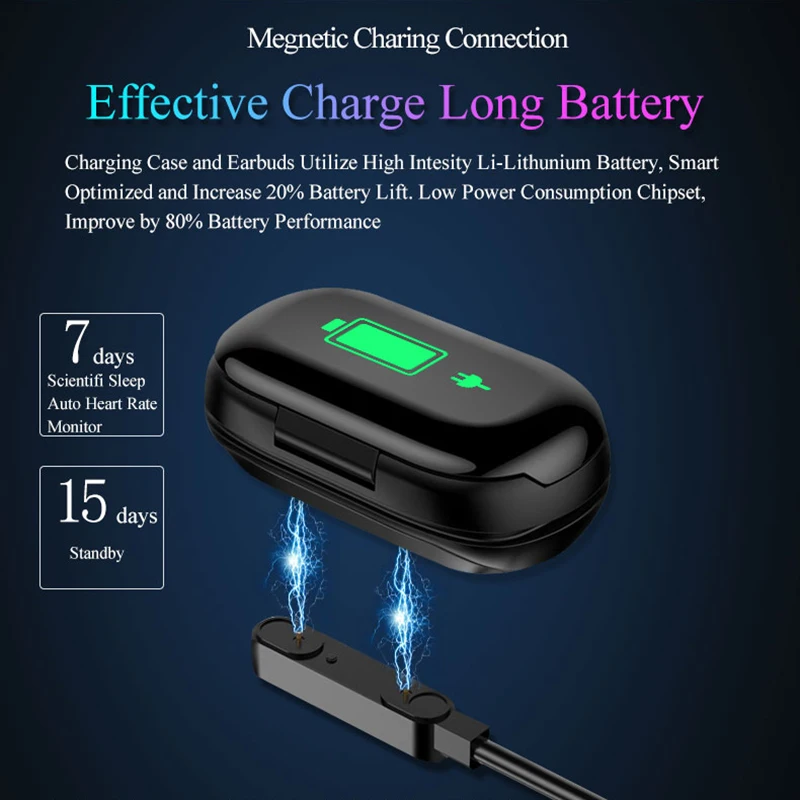 Оригинальный Смарт-браслет с TWS смарт-браслет пульсометром спортивные часы