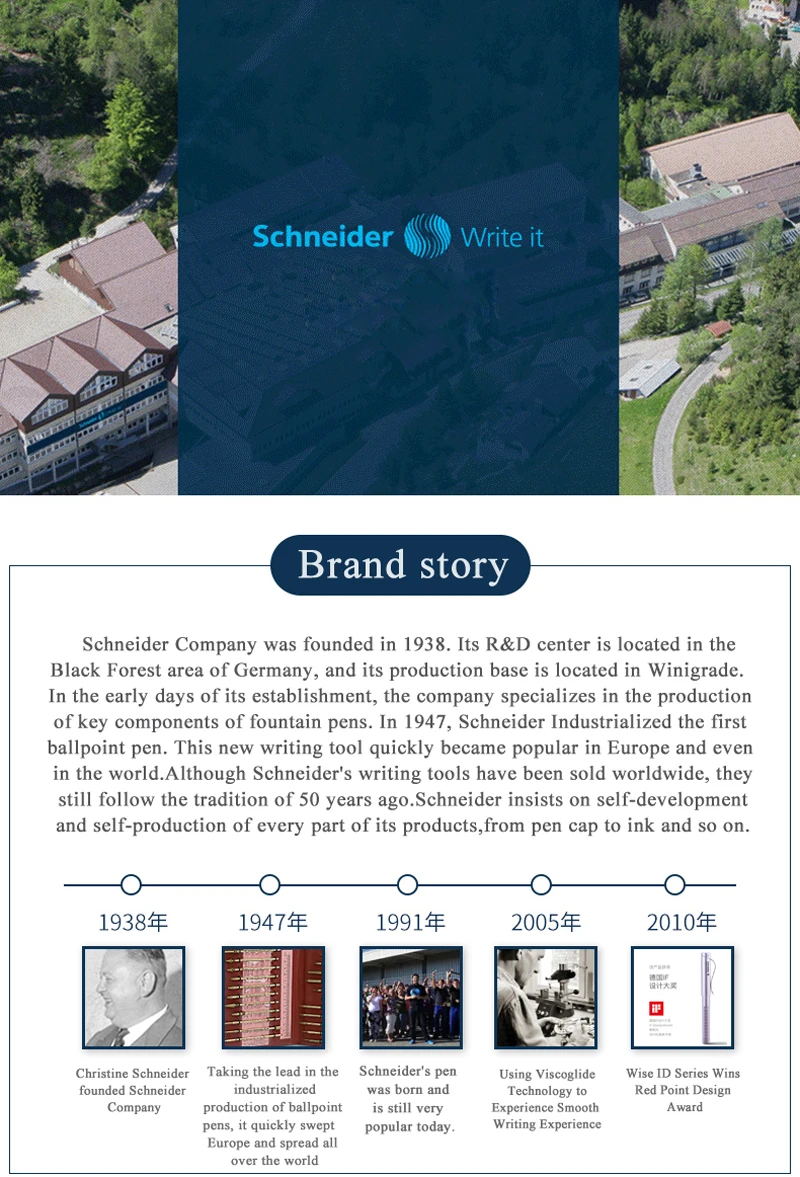 6 шт Schneider 850 0,5 мм Заправка для гелевой ручки школьные канцелярские принадлежности офисные принадлежности шариковая заправка Заправка для гелевой ручки длина письма 1000 м