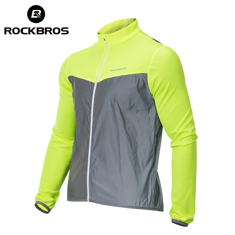 

ROCKBROS Bike Bicycle Reflective Outdoor Vest Running Safety Cycling Jersey Sleeveless Breathable Vest Night Walking Vest Coat