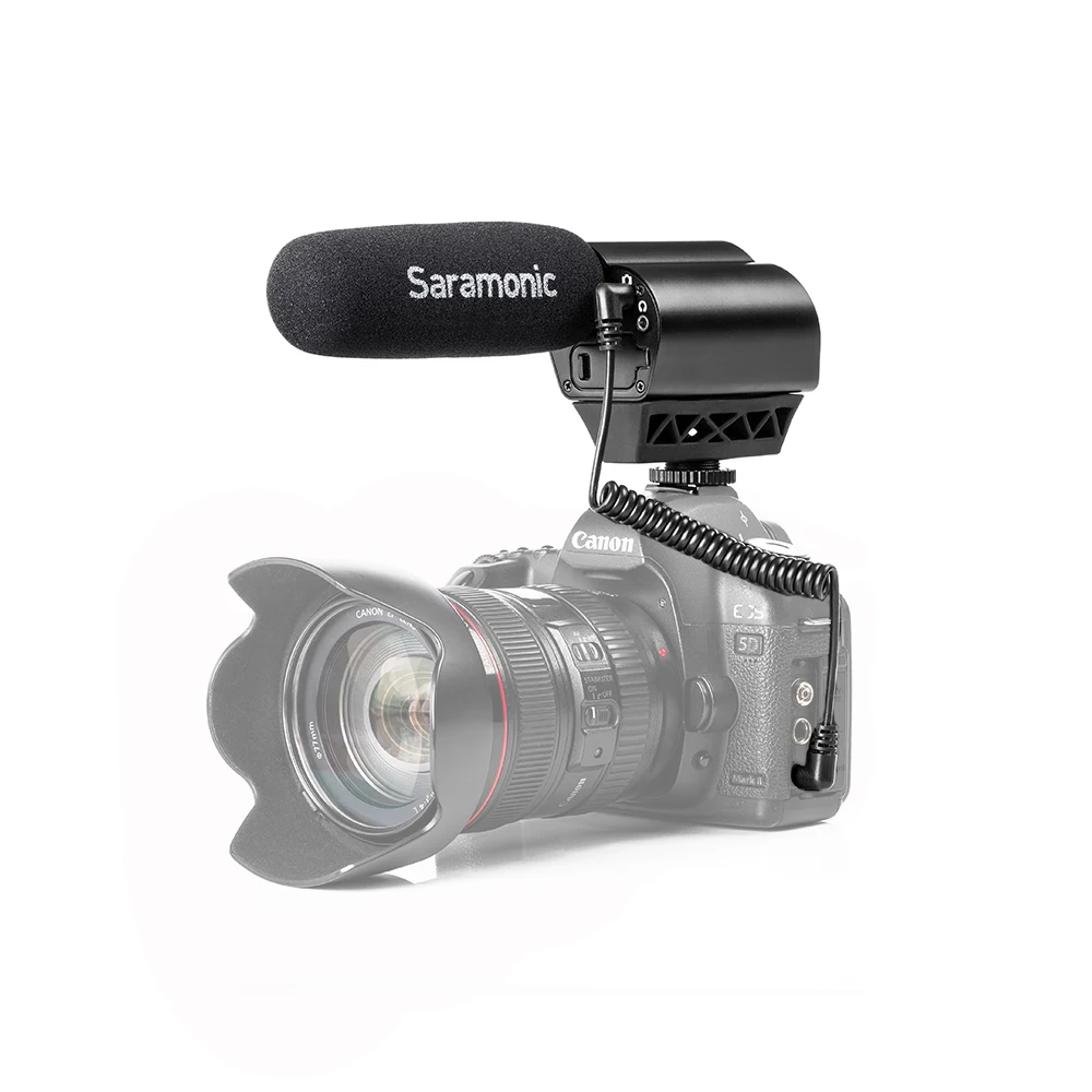Saramonic VMIC супер кардиоидный дробовик конденсаторный видеомикрофон и пушистые