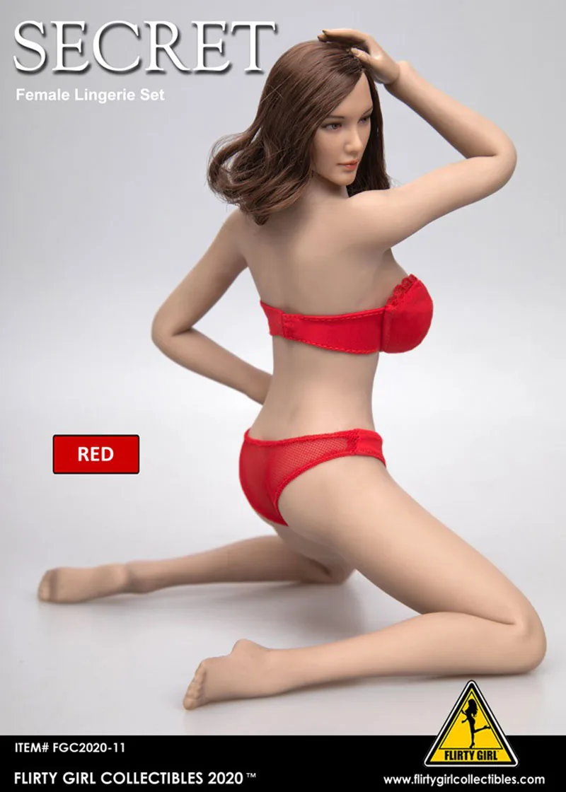 

FGC2020 1/6 Female Strapless Bra Panty Set Soldier Underwear Model Fit 12'' Action Figure Body