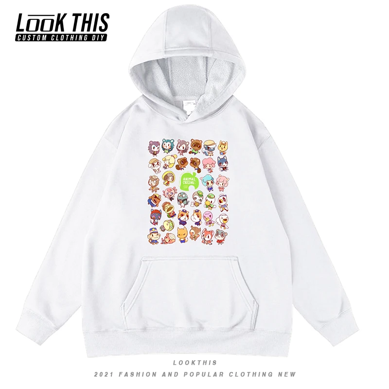 

Animal Crossing Harajuku Children's Hoodies Anime Winter Outerwear Fleece Hooded Sweatshirt Hot Sale Girls Boy Long Sleeve Hoody