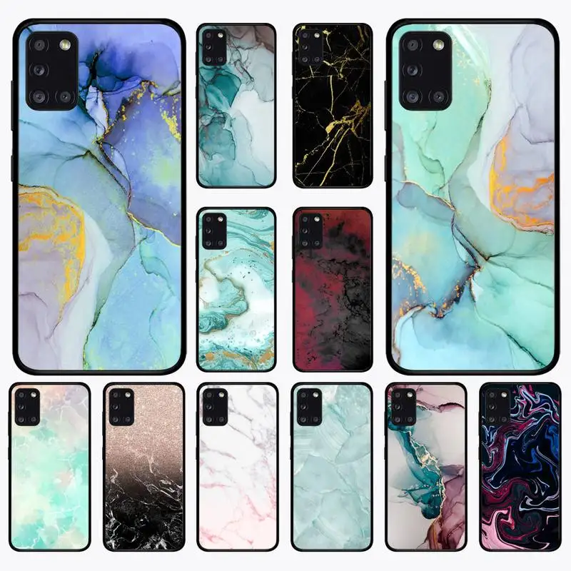 

Vintage Marble Phone Case for Samsung A 51 30s 71 21s 10 70 31 52 12 30 40 32 11 20e 20s 01 02s 72 cover