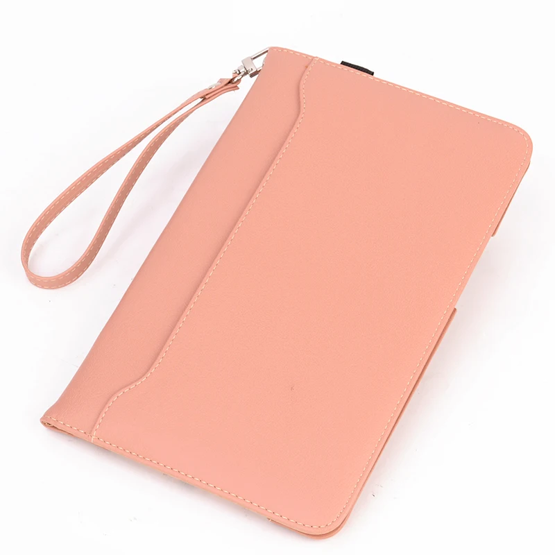 Pink Для Xiaomi mi Pad 4 чехол противоударный чехол Pre mi um из искусственной кожи Бизнес mi pad 4 умный планшет Xao mi Pad4 Global чехол с полоской - Цвет: Pink