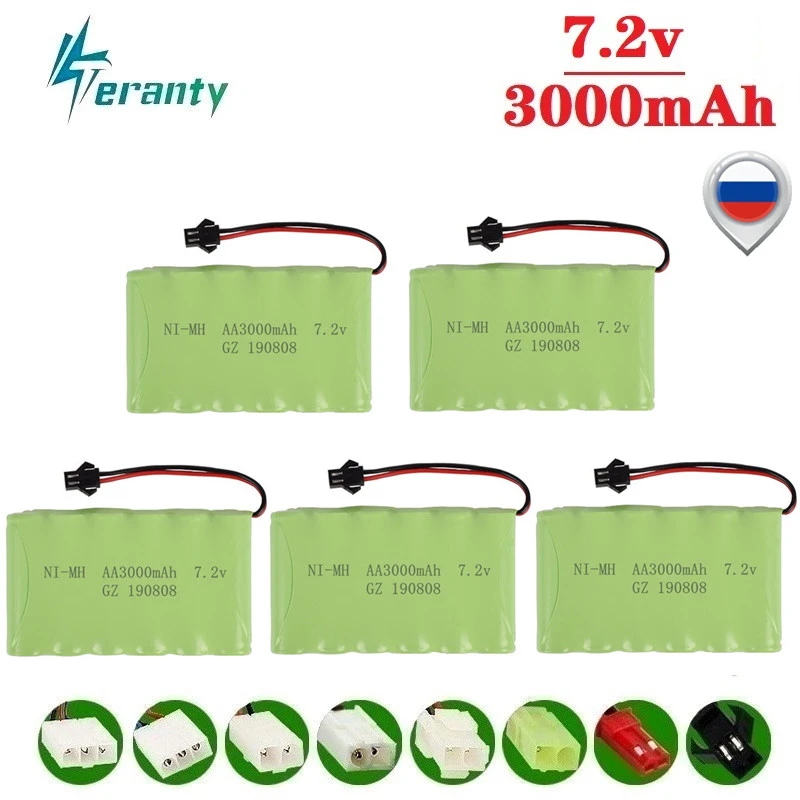 (M модель) никель металлогидридный аккумулятор 7 2 в 3000 мАч для игрушек на