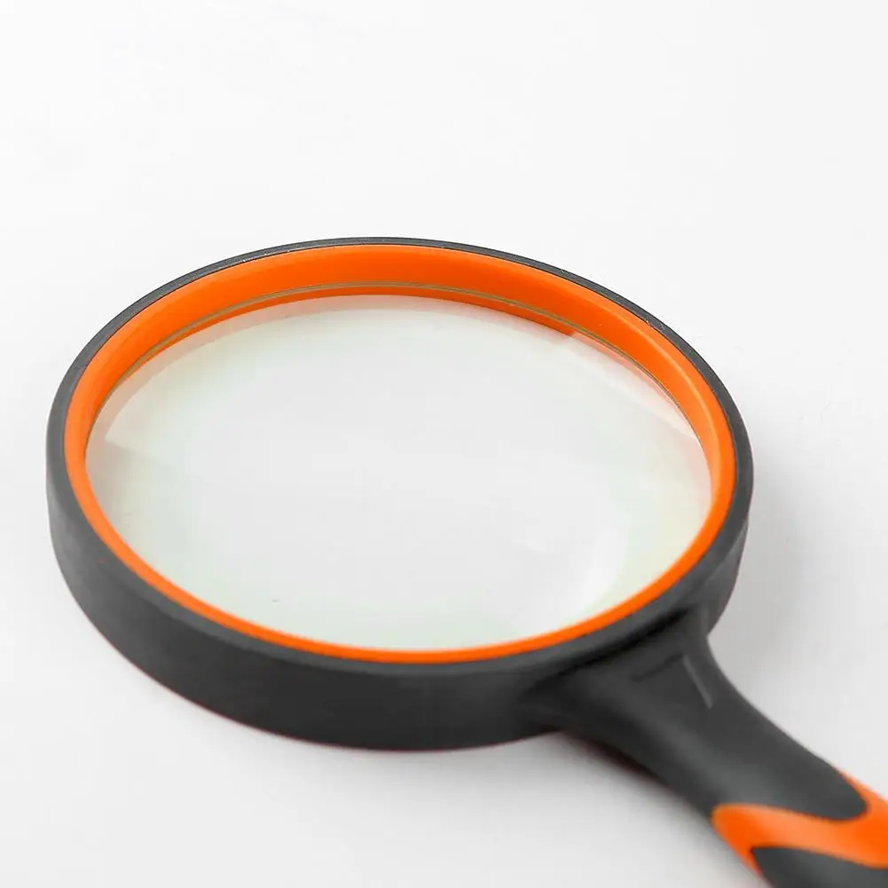10X Magnifying Glass Handheld Magnifier 50mm Lens diameter for Antique Jade Jewelry Newspaper Book Reading | Инструменты