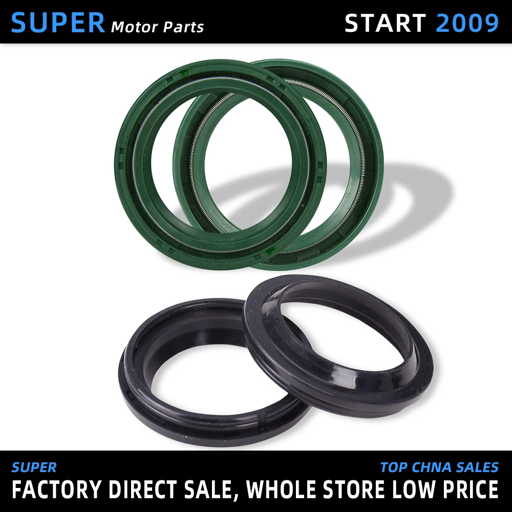 

Motorcycle Front Fork Damper Shock Absorber Oil Seal & Dust Seal Size is 39*51*8 For Honda Steed VLX 400 600 For Kawasaki Zephyr