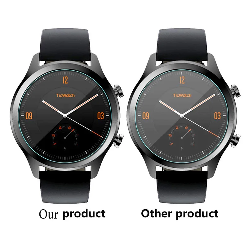 2 упаковки для умных часов Ticwatch E защита экрана из закаленного стекла смарт Tic