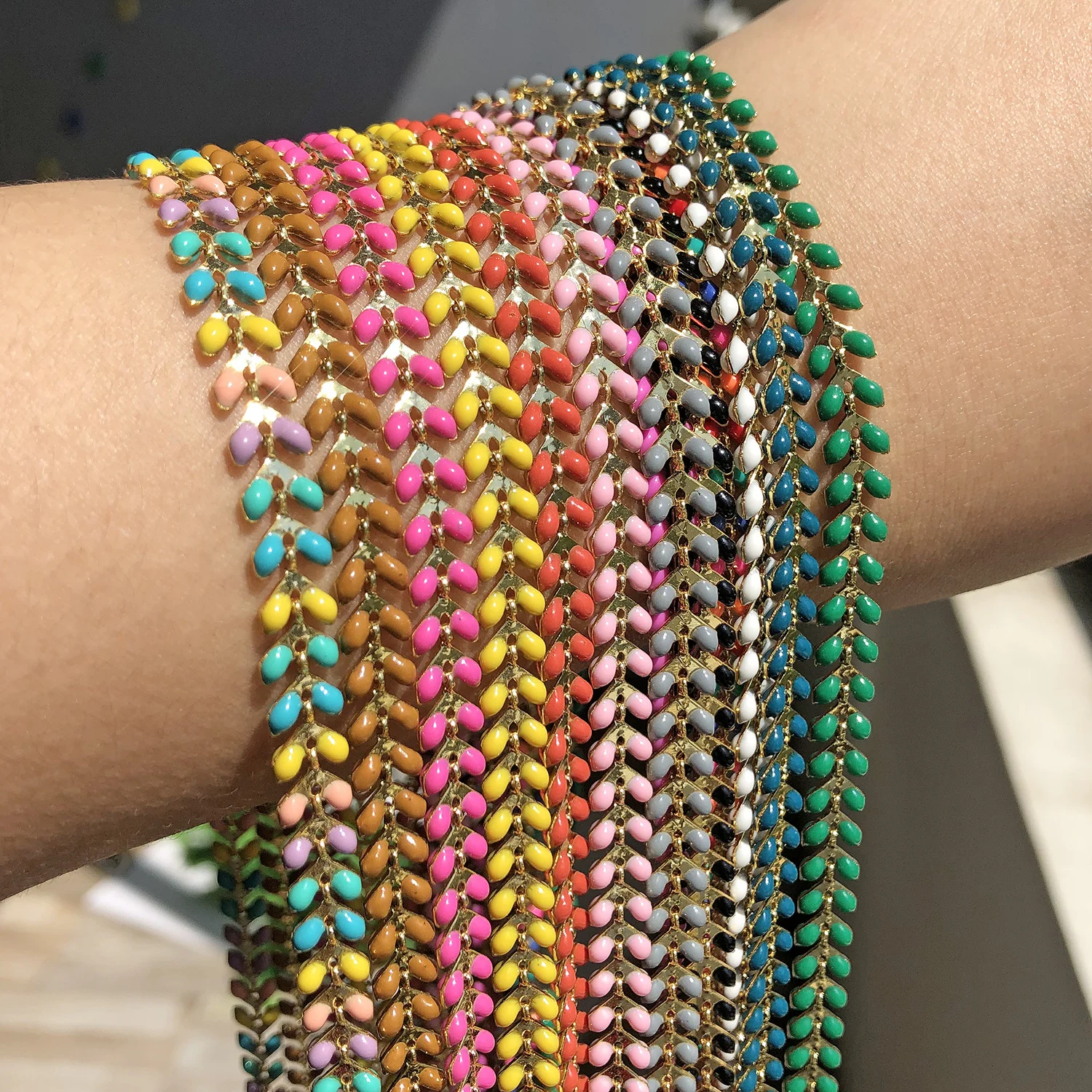 Листья из нержавеющей стали ручной работы 1 м | Украшения и аксессуары