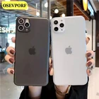 Чехол для телефона iPhone 13 12 Mini 11 Pro Max X XR XS Max, Ультратонкий матовый чехол-накладка для iPhone 8 7 6 Plus, чехол