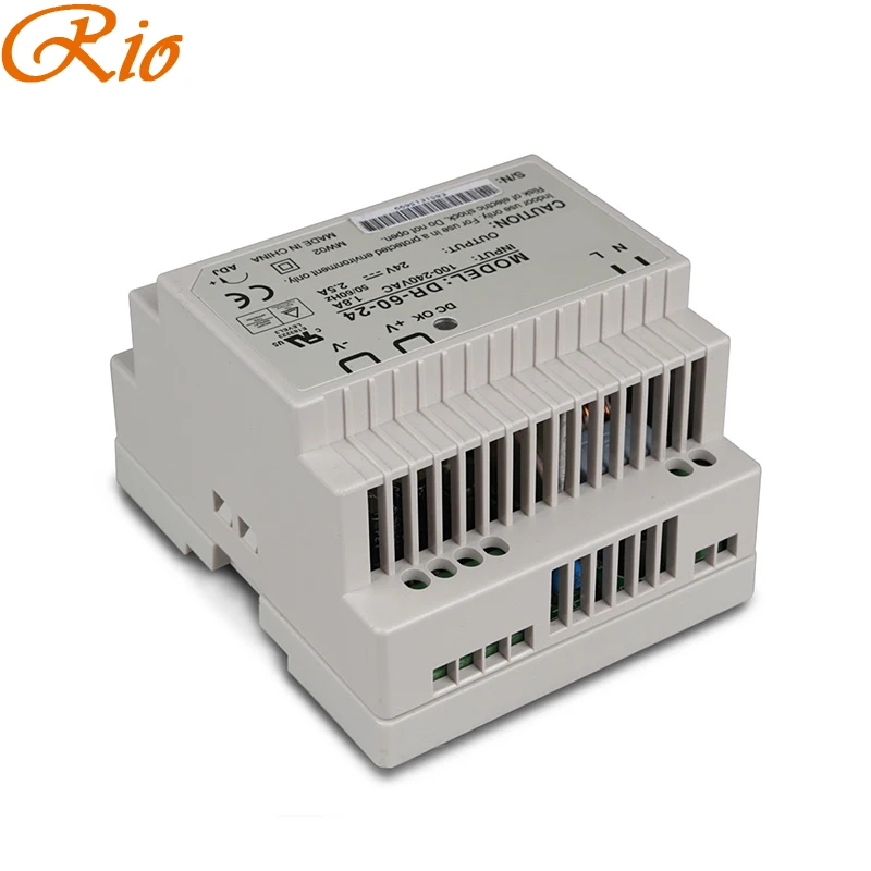 Din rail источник питания 60 Вт 24 в мощный ac dc преобразователь DR 24v хорошее