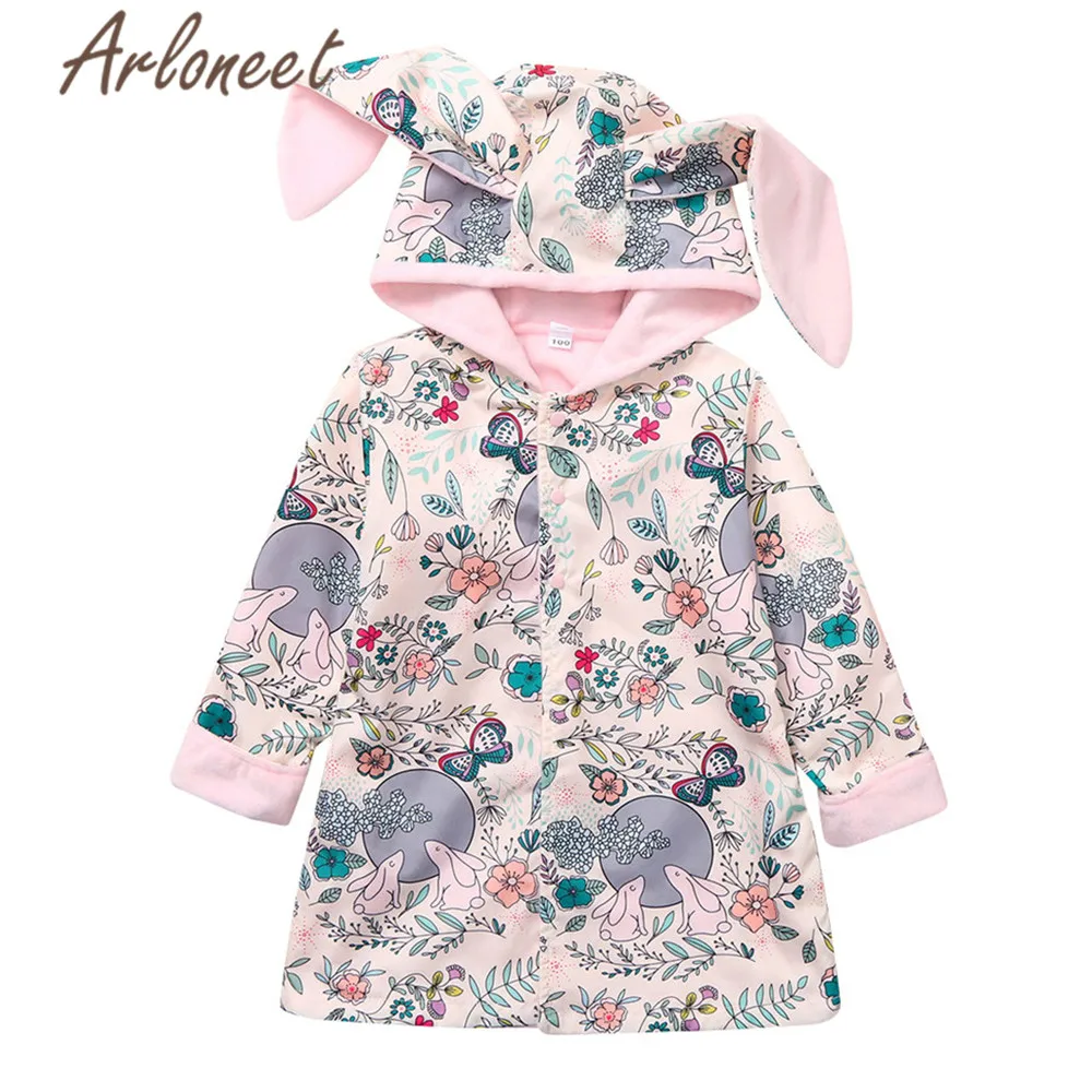 ARLONEET пальто с мультяшным рисунком для маленьких девочек теплое зимнее толстое