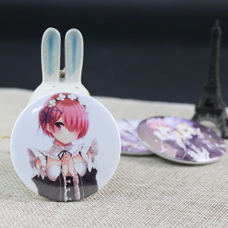 Re:Life In A Different World From Zero булавка аниме RE:ZERO Rem Ram Emilia Cosplay рюкзак с нашивками Icon Button
