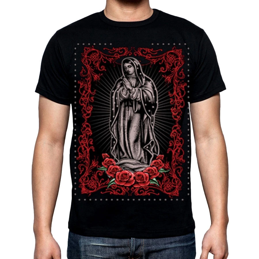 Новая футболка с изображением девы Марии Гуадалупе католической церкви День