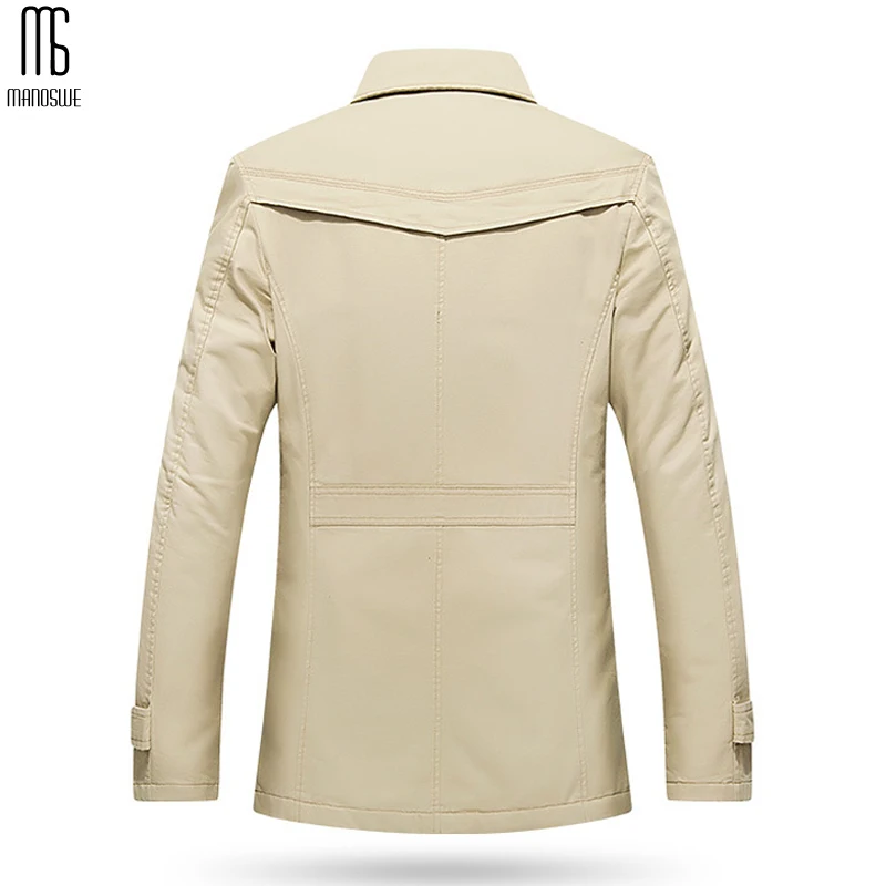 Модные мужские куртки Manoswe лидер продаж ветровка пальто повседневная осенне