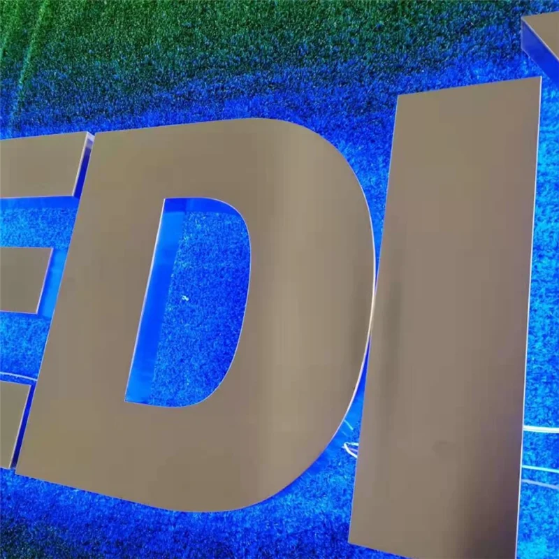 Заводская поставка светодиодная подсветка из нержавеющей стали металлические