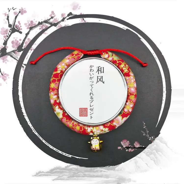 

Japanese Style Cartoon Lucky Cat Flower Print Pet Collars Pet Fashion Accessories Dog Cat Bell Collar Pet Supplies