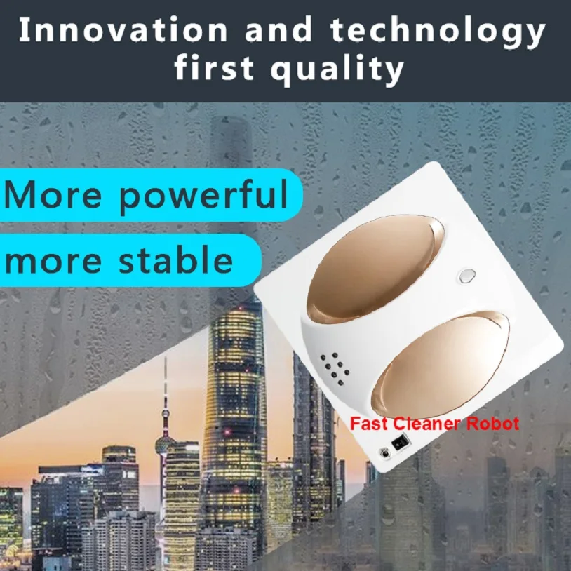 Новейший робот пылесос для мойки окон с дистанционным управлением магнитной