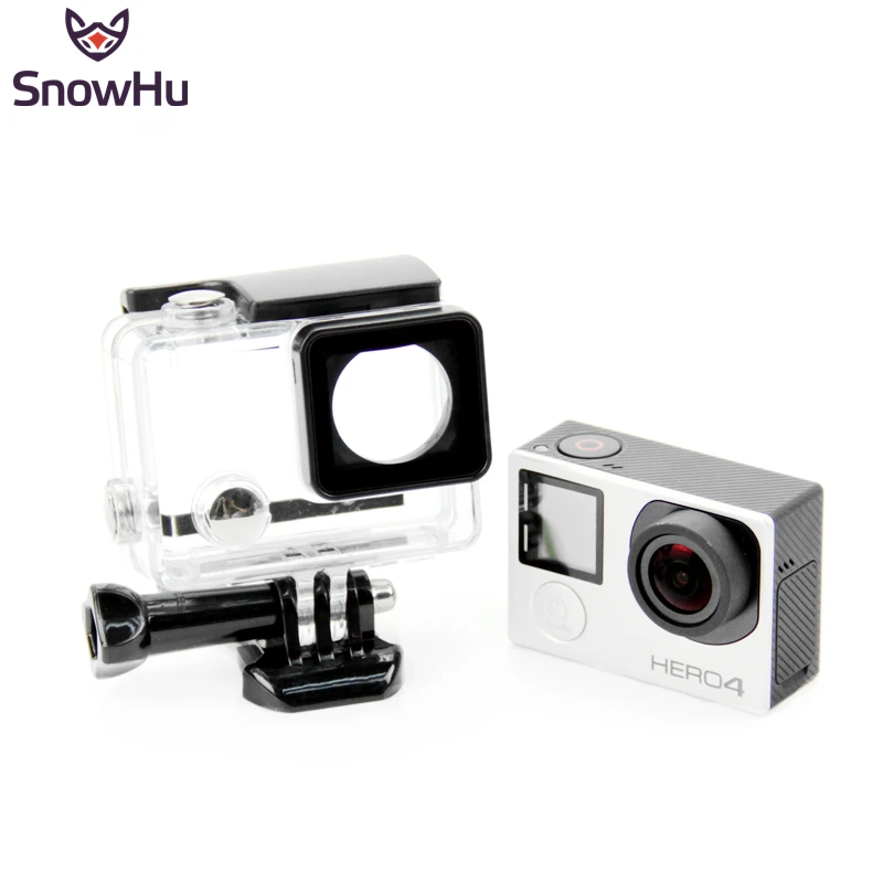 Аксессуары SnowHu для Gopro 30M водонепроницаемый чехол с креплением Hero 4 3 + экшн камеры