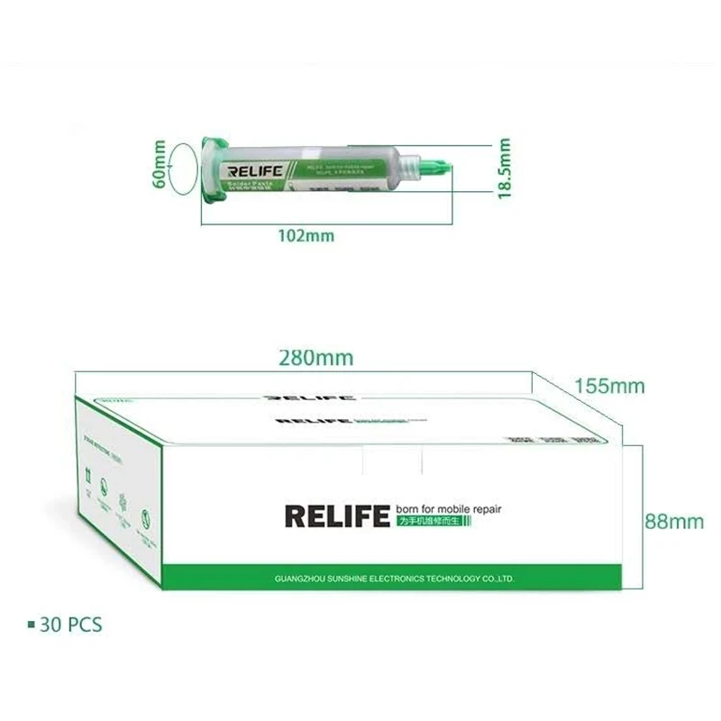 Паяльная паста RELIFE флюс паяльной пасты 10 куб. См высокое качество RL-403 без очистки