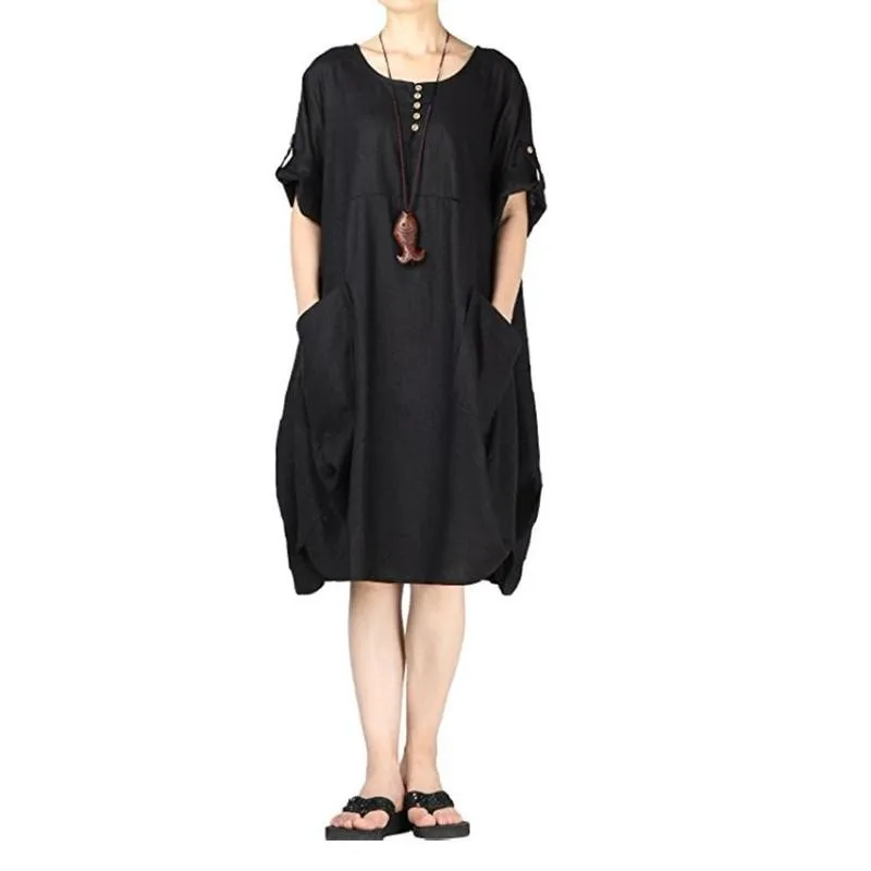 

Новинка; Летнее эстетическое платье в стиле ретро; Однотонное платье для отдыха с короткими рукавами; Элегантное стильное удобное платье до...