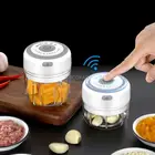 Электрический Беспроводной измельчитель давилка чеснока Мясорубка прочный мини Еда Maker зарядка через USB Кухня Дробилка Измельчитель