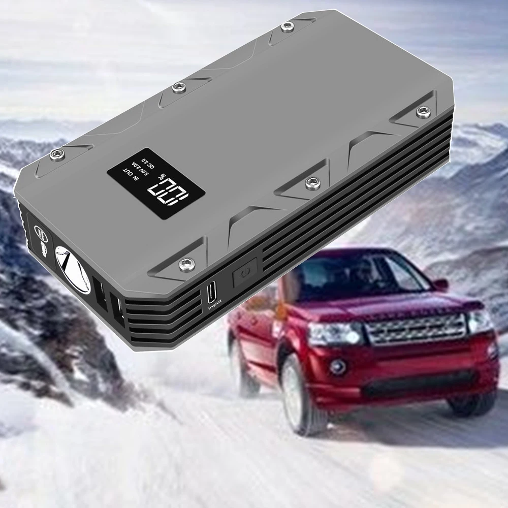 Супер мощность 1500A пусковое устройство 20000mAh 12V автомобильное пусковое устройство Банк мощности автомобильное зарядное устройство для автомобильного аккумулятора бустер