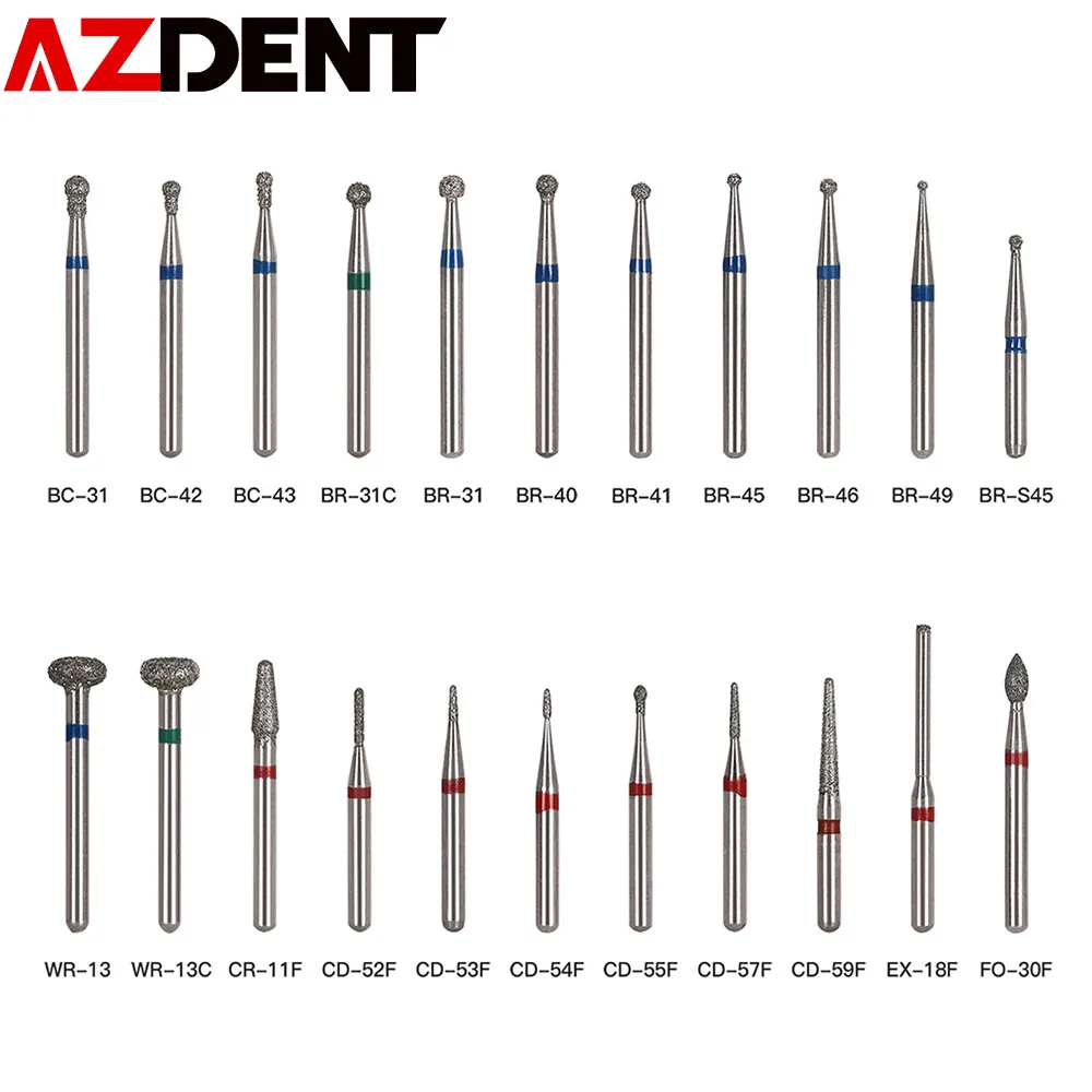 5 шт./упак. 1 6 мм стоматологический набор алмазных боров сверла высокой Скорость