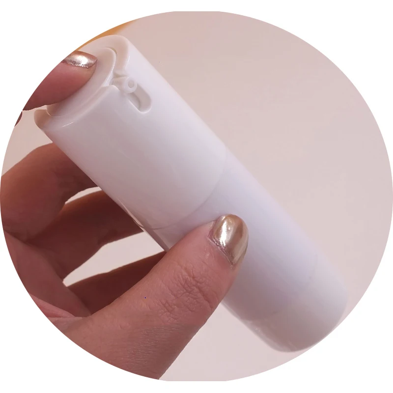 10 шт. пустые бутылки для безвоздушного насоса белая упаковка Пластик небольшой