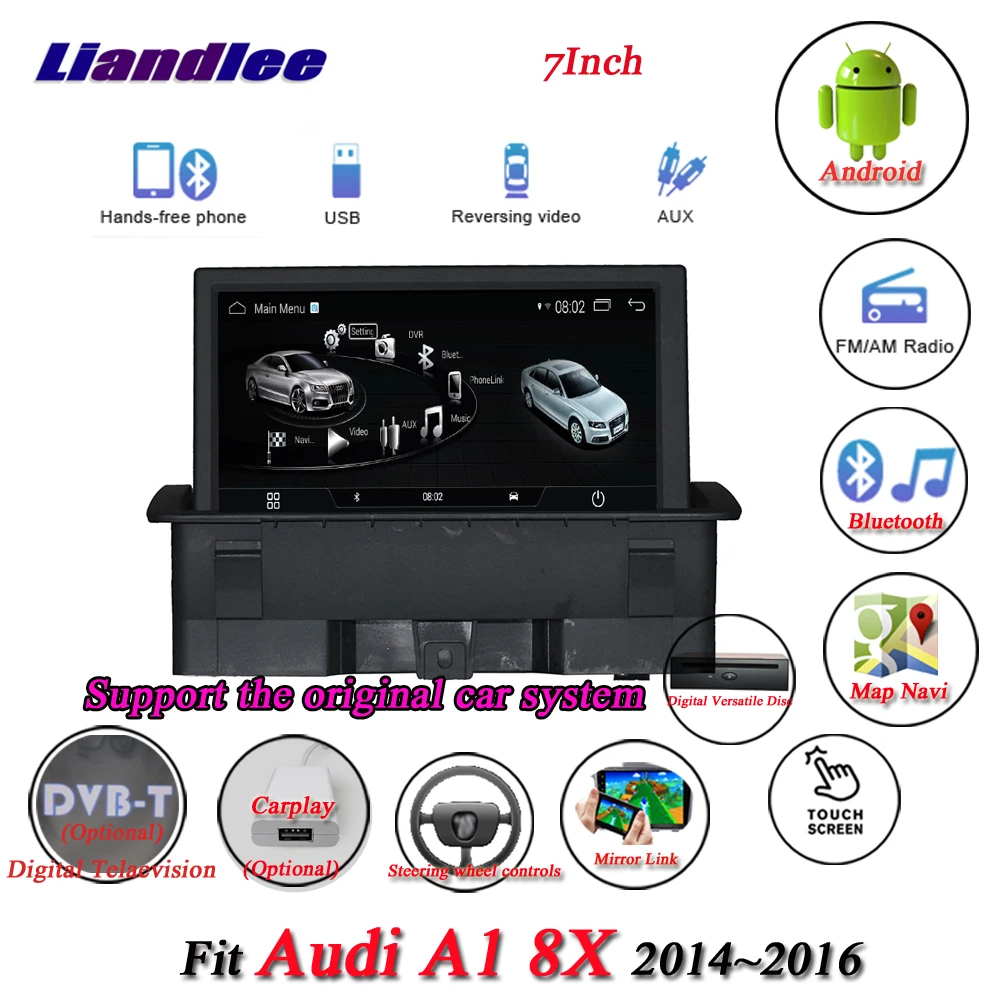 Автомобильная Мультимедийная система Android для Audi A1 8X 2014 2015 2016 радио GPS-навигатор