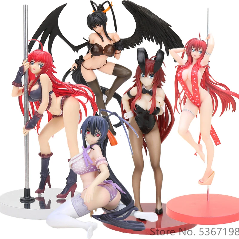Аниме старшая школа DxD экшн фигурки Банни девушки Rias Gremory Himejima Akeno купальники Ver.