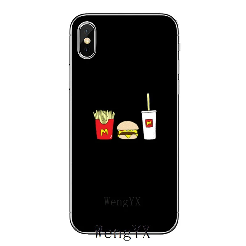 Чехол для iPhone 11 Pro XS Max XR X 8 7 6 6S Plus 5 5S SE Mcdonalds мягкий чехол - Цвет: Mcdonalds-A-04