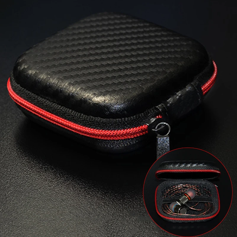 Coin Case Multi Functional Small Zipper Container Storage Box for Men Women Portable Cable Earphone Headphone Bag 1pcs | Электроника