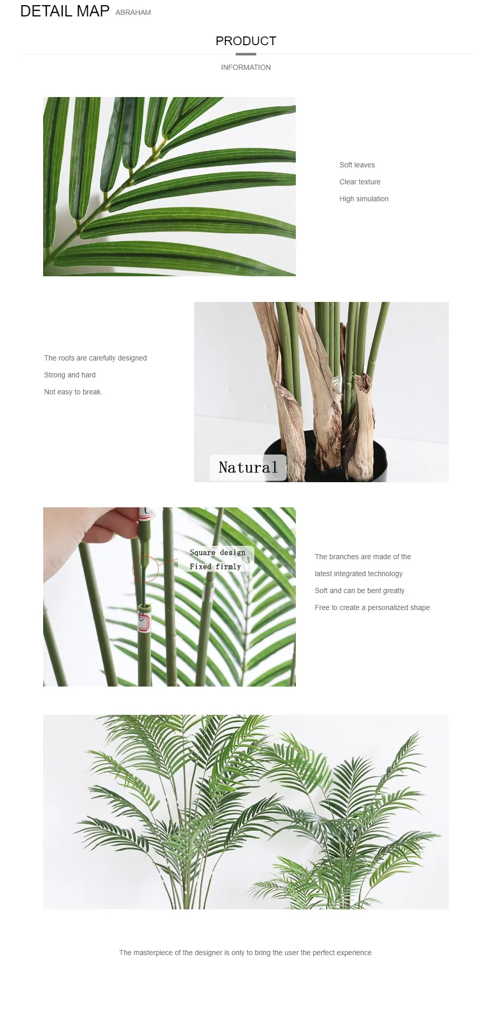 220cm Tropical Plants Large Artificial Palm Tree Green Plastic Palm Leaves Indoor Fake Monstera Tree For Home Office Shop Decor