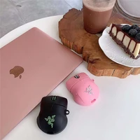 creative mouse for airpods 12 case headset cover for airpods pro wireless bluetooth silicone headset protective cover