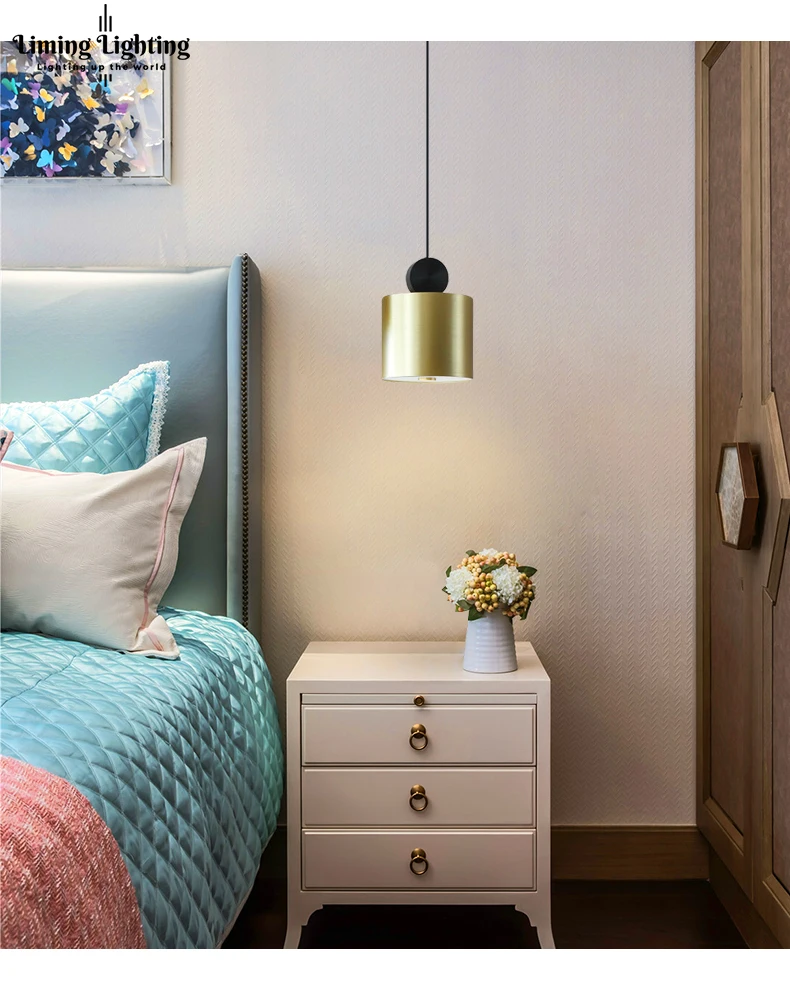 Postmodern Creative Nordic gold Living Room Corridor Restaurant Designer LED Pendant Lamps Bar Cafe Model Room Pendant Lights