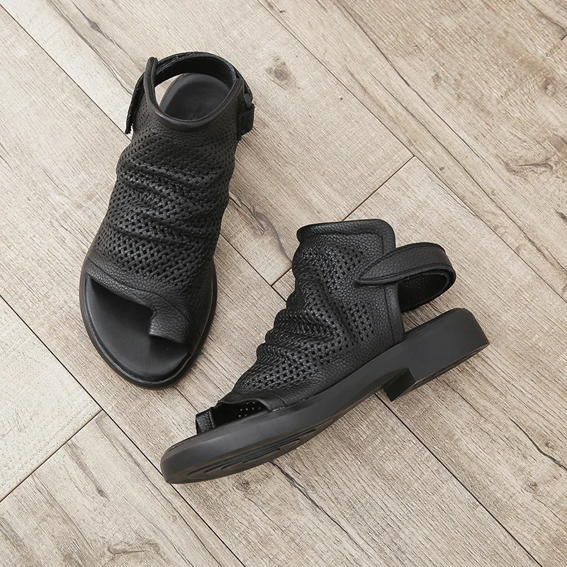 PEIPAH/брендовые сандалии гладиаторы ручной работы Женская обувь из натуральной