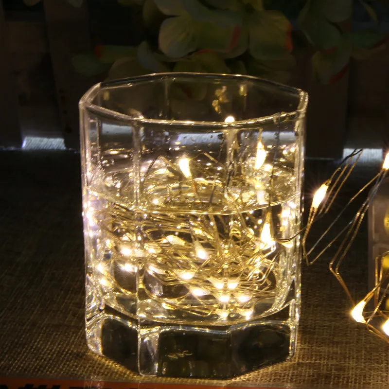 100 светодиодный светильник с медной проволокой s праздничный ing сказочный