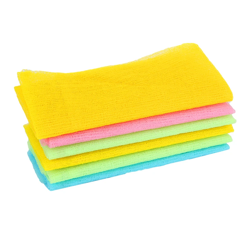 

Exfoliating Nylon Bath Shower Body Cleaning Washing Scrubbing Towel Scrubbers D7WE