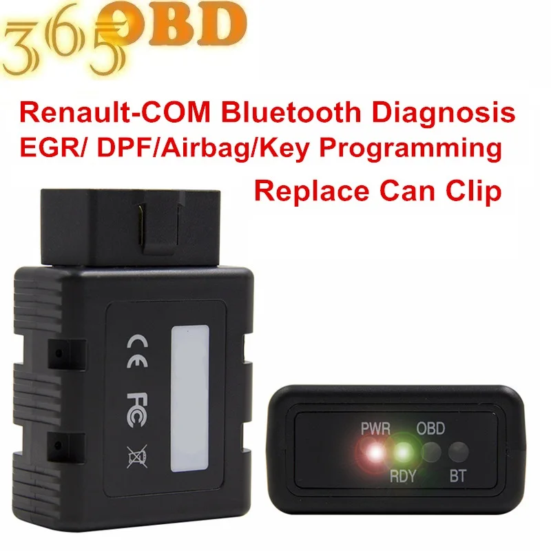Диагностический сканер OBD2 для Renault COM Bluetooth замена Can Clip Full Chip интерфейсная