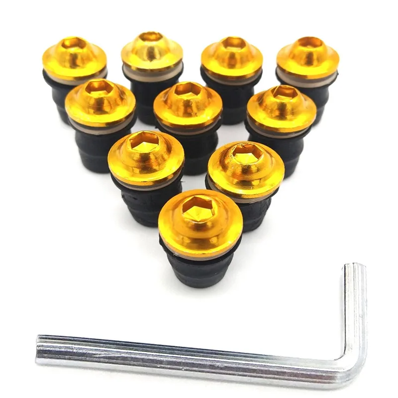 Motorcycle 10PCS Windscreen Windshield Bolts Screws for YAMAHA YZF 600R Thundercat R1 R6 R25 R3 FZ1 FAZER FZS 1000S |