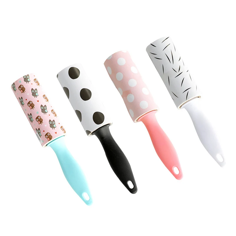

Clothes Coat Sticky Lint Roller Dog Pet Hair Remover Mini Portable Cleaning Device HFD889
